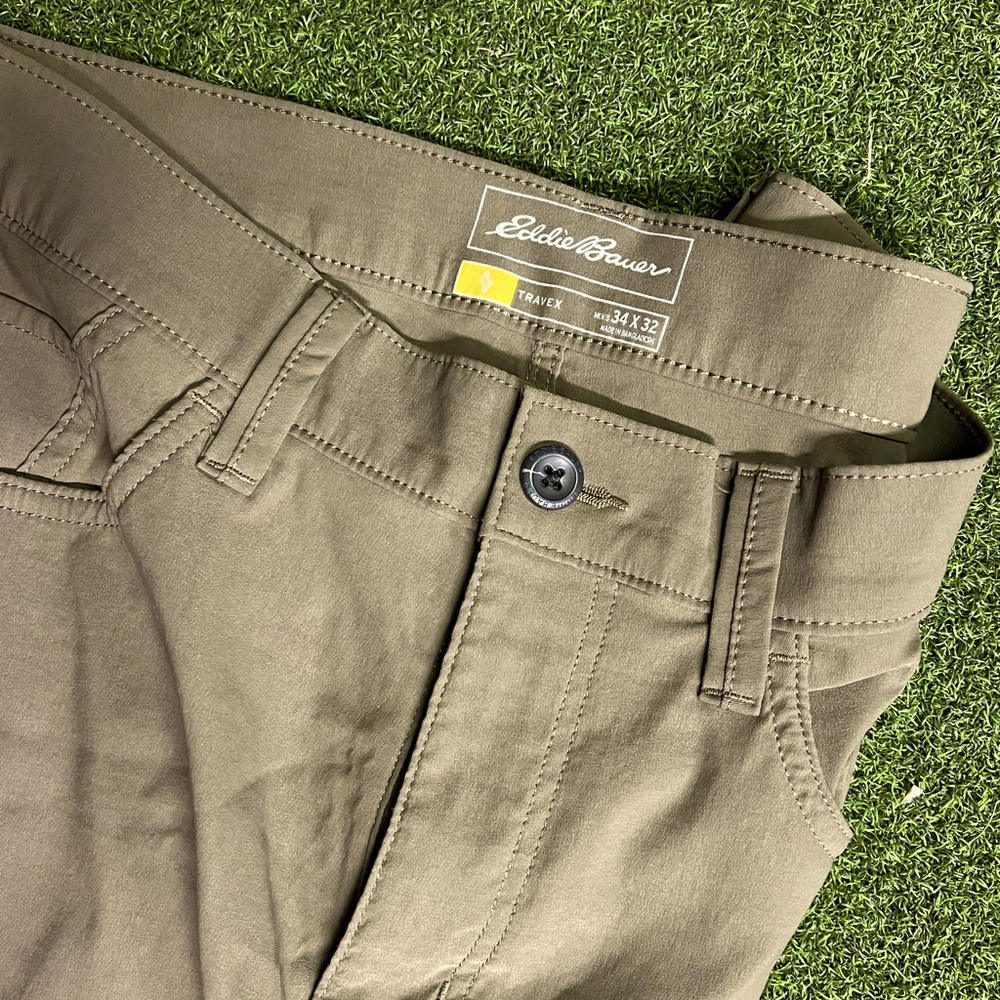 EUC! Eddie Bauer TRAVEX pants (brownish gray)